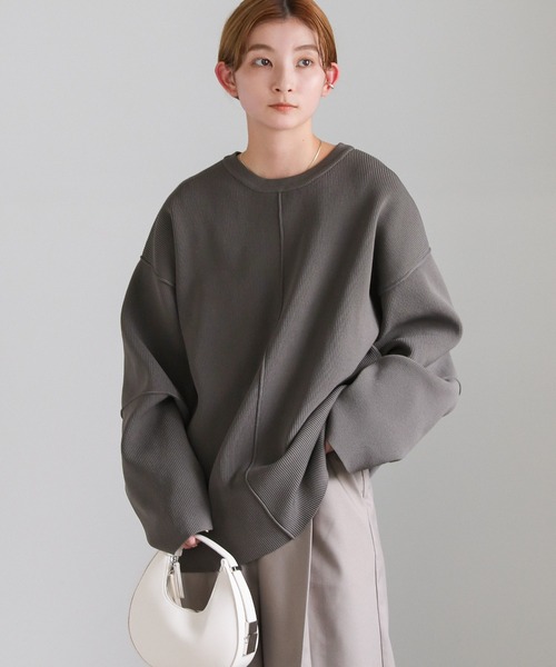 ZOZO限定】スポンディッシュカーブスリーブオーバーニット（ニット