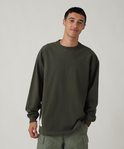 BASIC HEAVYWEIGHT L/S FOOTBALL T-SHIRT / ベーシック ヘビーウェイト