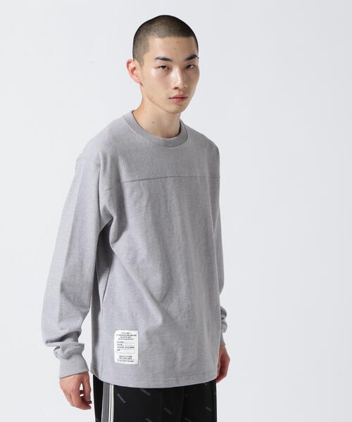 AVIREX（アヴィレックス）の「BASIC HEAVYWEIGHT L/S FOOTBALL T-SHIRT / ベーシック ヘビーウェイト 長袖 フットボール Tシャツ / AVIREX / アヴィレックス（Tシャツ/カットソー・メンズ・ホワイト/ネイビー/オリーブ系/その他17/ブラック・L/XL/2XL/M）」の15枚目の写真