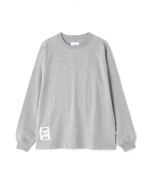 AVIREX（アヴィレックス）の「BASIC HEAVYWEIGHT L/S FOOTBALL T-SHIRT / ベーシック ヘビーウェイト 長袖 フットボール Tシャツ / AVIREX / アヴィレックス（Tシャツ/カットソー・メンズ・ホワイト/ネイビー/オリーブ系/その他17/ブラック・L/XL/2XL/M）」の17枚目の写真
