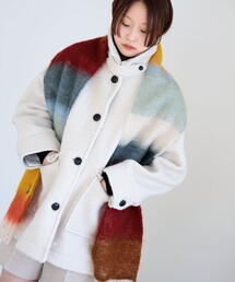 Ray BEAMS | Ray BEAMS / ループ シャギー ハーフ コート(その他アウター)