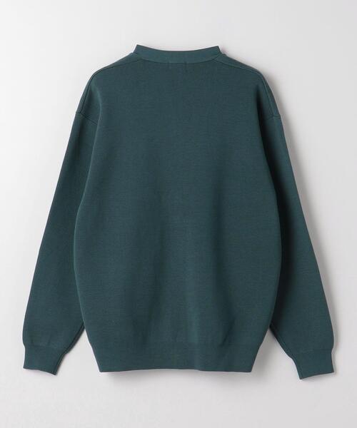 green label relaxing（グリーンレーベルリラクシング）の「クリアミラノリブ Vネック カーディガン（カーディガン/ボレロ・メンズ・ターコイズブルー/グレー/ブラック・L/S/M/XL）」の17枚目の写真