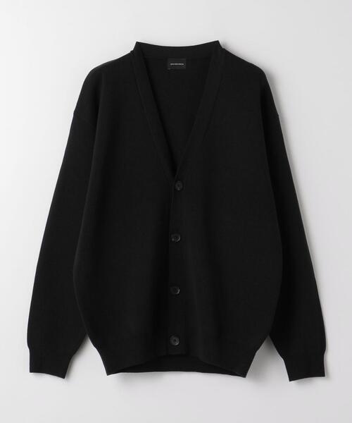 green label relaxing（グリーンレーベルリラクシング）の「クリアミラノリブ Vネック カーディガン（カーディガン/ボレロ・メンズ・ターコイズブルー/グレー/ブラック・L/S/M/XL）」の10枚目の写真