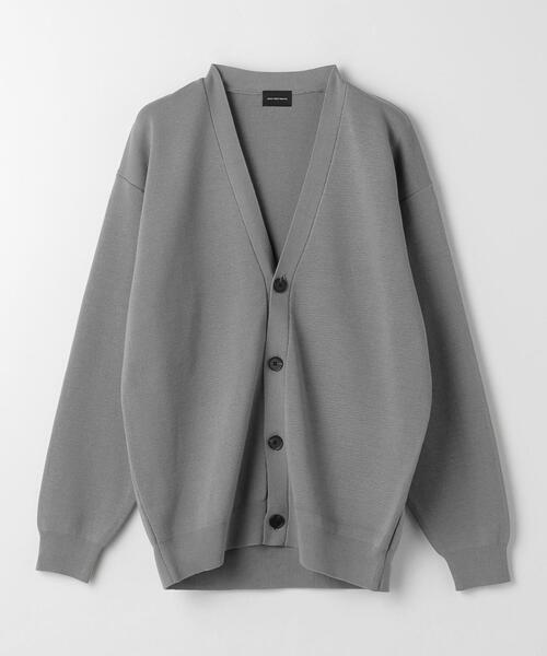 green label relaxing（グリーンレーベルリラクシング）の「クリアミラノリブ Vネック カーディガン（カーディガン/ボレロ・メンズ・ターコイズブルー/グレー/ブラック・L/S/M/XL）」の16枚目の写真