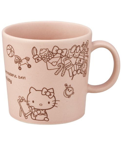 SK)【sanrio & Disney】美濃焼 陶器製 マグカップ[290ml]（グラス