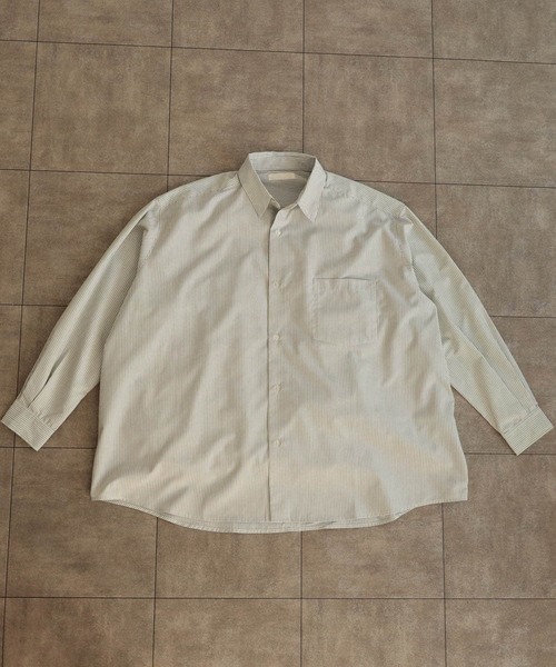 SENSE OF PLACE by URBAN RESEARCH（センスオブプレイスバイアーバンリサーチ）の「ストライプエクストラルーズシャツB（シャツ/ブラウス・メンズ・その他3/その他2/その他1・LARGE/MEDIUM）」の17枚目の写真