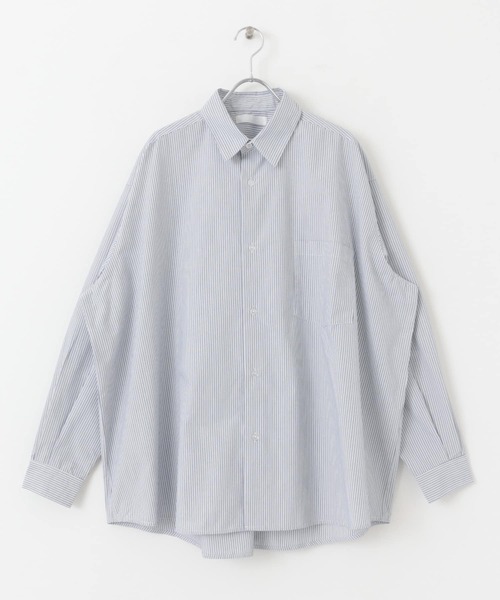 SENSE OF PLACE by URBAN RESEARCH（センスオブプレイスバイアーバンリサーチ）の「ストライプエクストラルーズシャツB（シャツ/ブラウス・メンズ・その他3/その他2/その他1・LARGE/MEDIUM）」の20枚目の写真