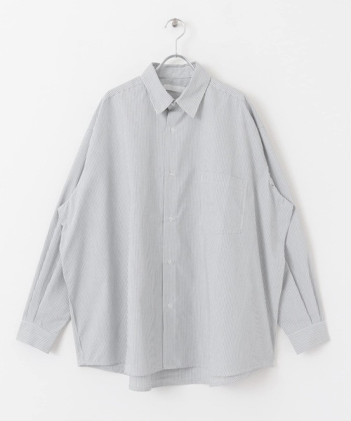 SENSE OF PLACE by URBAN RESEARCH（センスオブプレイスバイアーバンリサーチ）の「ストライプエクストラルーズシャツB（シャツ/ブラウス・メンズ・その他3/その他2/その他1・LARGE/MEDIUM）」の21枚目の写真