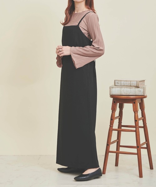 mil(ミル)の「【150㎝前後の小柄さんサイズ】カットプリーツプルオーバー(Tシャツ/カットソー・レディース・ピンクベージュ/ブラック/ブラウン/アイボリー・XS/S)」の18枚目の写真
