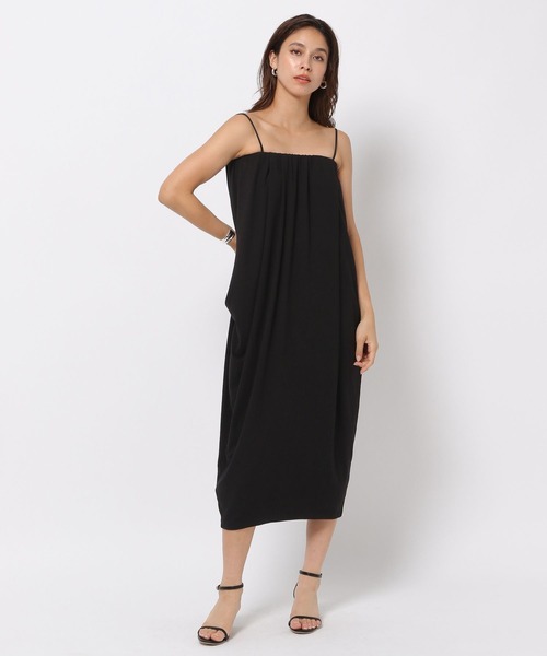HEREIAM(ヘレイアム)の「【HEREIAM】イージーベアワンピース(ワンピース・レディース・ブラック/チャコール・SMALL/MEDIUM)」の1枚目の写真