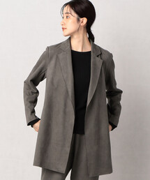 Comme　Ca　Mature（コムサマチュア）の「【セットアップ対応】スエード調　ジャケット（スーツジャケット）」