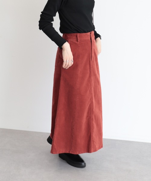 45R コーデュロイスカート セール】コーデュロイAラインスカート（スカート）｜AMERICAN