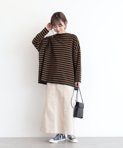 AMERICAN HOLIC(アメリカンホリック)の「コーデュロイAラインスカート(スカート・レディース・テラコッタ/アイボリー/マスタード/チャコールグレー・S/L/M)」の22枚目の写真