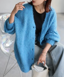 Riberry | シャギーVネックカーディガン(カーディガン/ボレロ)