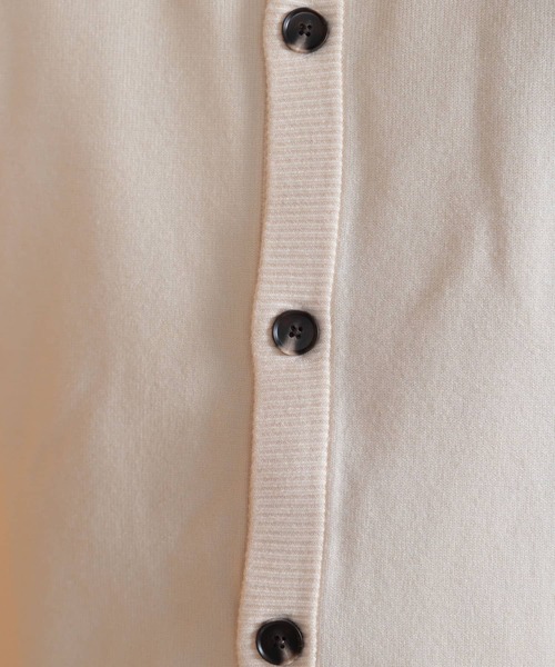SENSE OF PLACE by URBAN RESEARCH（センスオブプレイスバイアーバンリサーチ）の「ストレッチクルーネックカーディガン（カーディガン/ボレロ・メンズ・レッド/ブラウン/アイボリー/ライトベージュ/ブラック・LARGE/MEDIUM）」の20枚目の写真