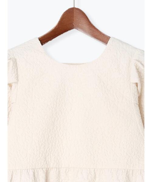 Te chichi（テチチ）の「ふくれジャカードチュニックワンピース（ワンピース・レディース・ブラック/オフホワイト・F）」の18枚目の写真