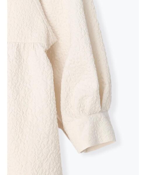 Te chichi（テチチ）の「ふくれジャカードチュニックワンピース（ワンピース・レディース・ブラック/オフホワイト・F）」の19枚目の写真