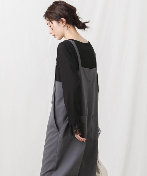 Gready Brilliant(グレディブリリアン)の「レースカフスラウンドヘムカットソー(Tシャツ/カットソー・レディース・ブラック/オフホワイト・38)」の19枚目の写真
