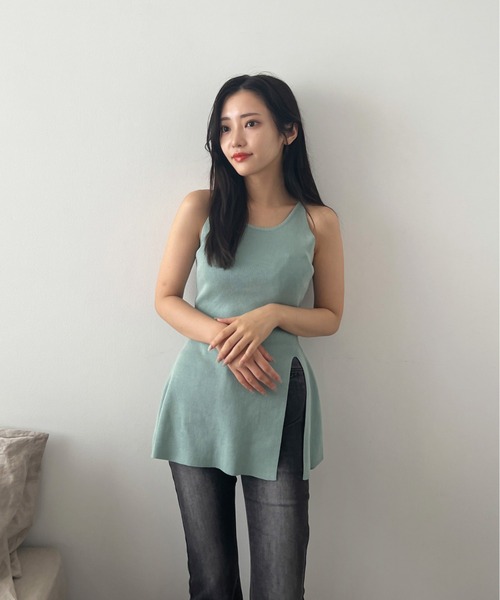 Olu.（オルドット）の「ハイウエストストレッチフレアデニム（デニムパンツ・レディース・グレー/ライトブルー・1/0）」の10枚目の写真