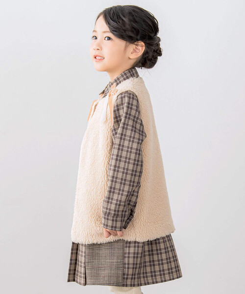 Sana　バーバリー ワンピース　130A 定番タータンチェック BURBERRY - 【高級】BURBERRY サファリワンピース ノバチェック