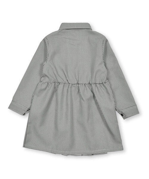 セール】【お揃い】千鳥格子タータンチェック柄シャツワンピース(90