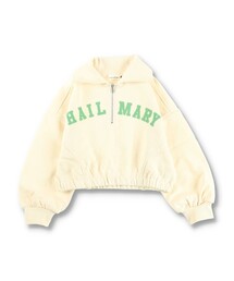 BRANSHES | ハーフジップロゴトレーナー(スウェット)