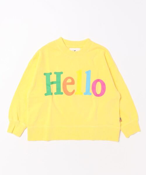 Smoothy(スムージー)の「SMOOTHY HELLO SW / スムージー ハロー スウェット(スウェット・キッズ・ピンク/イエロー/ブラック・LARGE/X-LARGE/MEDIUM/SMALL/X-SMALL)」の7枚目の写真