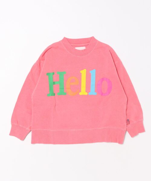 Smoothy(スムージー)の「SMOOTHY HELLO SW / スムージー ハロー スウェット(スウェット・キッズ・ピンク/イエロー/ブラック・LARGE/X-LARGE/MEDIUM/SMALL/X-SMALL)」の8枚目の写真