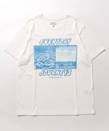 DESIGN TEE/BANKS(バンクス)スタンダードフィットレトロデザインプリント半袖Tシャツ