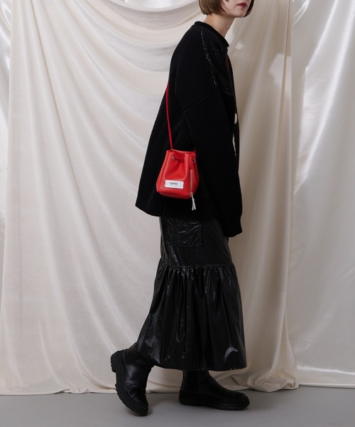 GRAIN（グレイン）の「非表示【GRAIN/グレイン】2wayボックスミニショルダー #Parakeet（ショルダーバッグ・レディース・ブラック/レッド/シルバー/ベージュ/ブロンズ/ブルー/ガンメタ・FREE）」の21枚目の写真