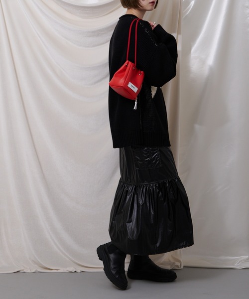 GRAIN（グレイン）の「非表示【GRAIN/グレイン】2wayボックスミニショルダー #Parakeet（ショルダーバッグ・レディース・ブラック/レッド/シルバー/ベージュ/ブロンズ/ブルー/ガンメタ・FREE）」の22枚目の写真