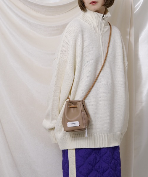 GRAIN（グレイン）の「非表示【GRAIN/グレイン】2wayボックスミニショルダー #Parakeet（ショルダーバッグ・レディース・ブラック/レッド/シルバー/ベージュ/ブロンズ/ブルー/ガンメタ・FREE）」の13枚目の写真