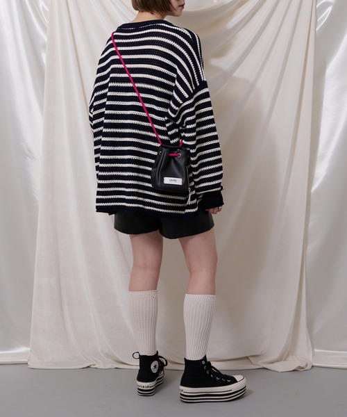 GRAIN（グレイン）の「非表示【GRAIN/グレイン】2wayボックスミニショルダー #Parakeet（ショルダーバッグ・レディース・ブラック/レッド/シルバー/ベージュ/ブロンズ/ブルー/ガンメタ・FREE）」の11枚目の写真