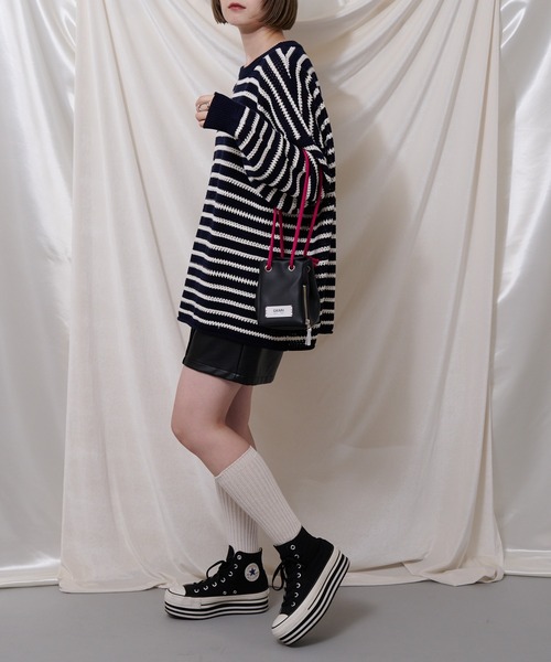 GRAIN（グレイン）の「非表示【GRAIN/グレイン】2wayボックスミニショルダー #Parakeet（ショルダーバッグ・レディース・ブラック/レッド/シルバー/ベージュ/ブロンズ/ブルー/ガンメタ・FREE）」の12枚目の写真