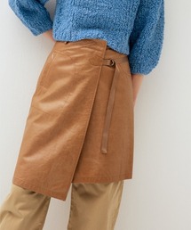 leinwande（ラインヴァンド）の「Wrapping Leather Skirt（スカート