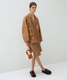 leinwande（ラインヴァンド）の「Wrapping Leather Skirt（スカート