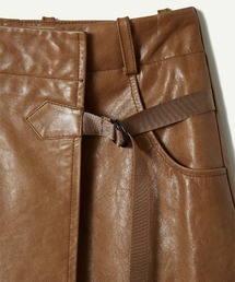 leinwande（ラインヴァンド）の「Wrapping Leather Skirt（スカート
