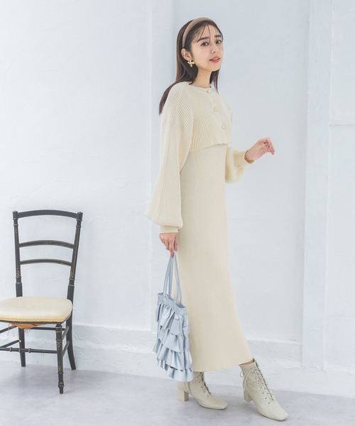 mysty woman（ミスティウーマン）の「フェイクレザーフリルトートBAG 989541（トートバッグ・レディース・ブラック/アイボリー/シルバー・FREE）」の21枚目の写真