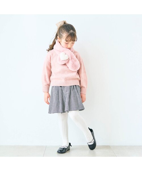 apres les cours(アプレレクール)の「【マシンウォッシャブル】ジェラートフレーバーニット_ユニセックス(ニット/セーター・キッズ・ミント/サックスブルー/ブラウン/アイボリー/ピンク・80/90/100/130/110/140/120)」の18枚目の写真