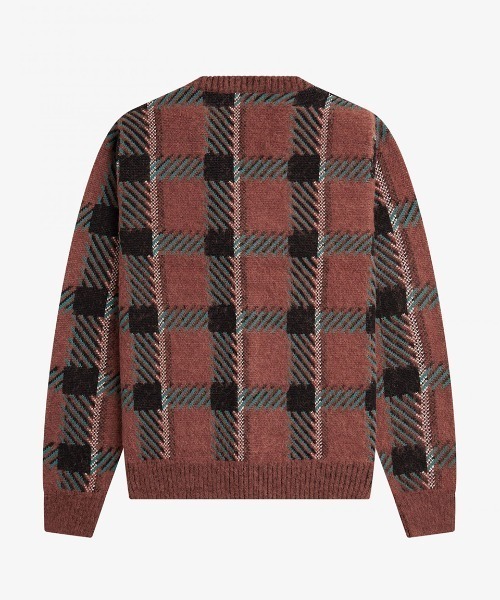 FRED PERRY（フレッドペリー）の「Glitch Tartan Cardigan