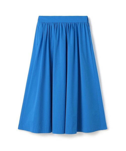 BALLSEY(ボールジィ)の「ストレッチタフタ ボリュームギャザースカート(スカート・レディース・ネイビー/ライトパープル/ベージュ/ライトブルー/グリーン/グレー/ブラウン/ブラック/ブルー・34/36/32)」の8枚目の写真