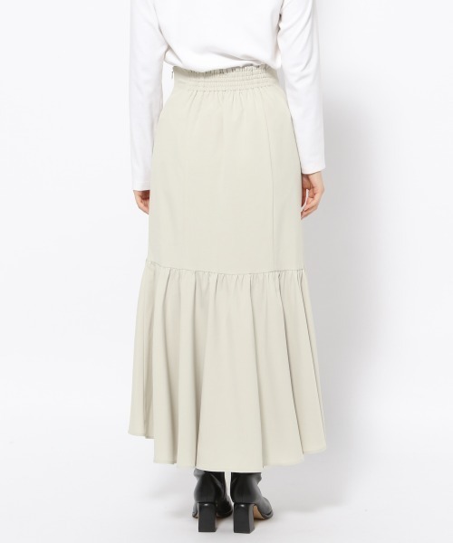 mysty woman(ミスティウーマン)の「アシメレースアップマーメイドスカート 990902(スカート・レディース・ブラウン/ブルー系その他/アイボリー・FREE)」の16枚目の写真