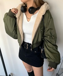 non-hedge(ノンヘッジ)のリバーシブルショート丈MA1(MA-1)