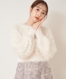 シャギーＶネックニット