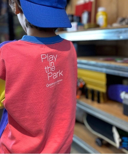 GROOVY COLORS（グルービーカラーズ）の「HAMBURGER Tシャツ（Tシャツ/カットソー・キッズ・ブラック/その他1/ピンク・120/110/100/90）」の7枚目の写真