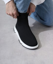 LOVEHUNTER ニット ハイカットスニーカー