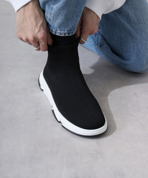 【セール】LOVEHUNTER ニット ハイカットスニーカー（スニーカー）｜LOVEHUNTER（ラブハンター）