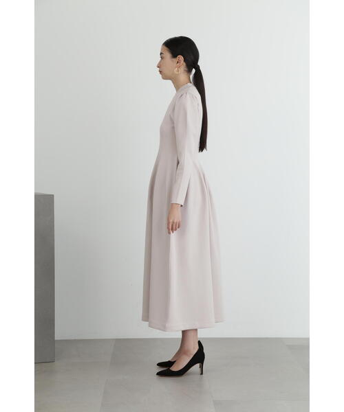 JILL STUART（ジルスチュアート）の「◆ポリエステルニットロングワンピース（ワンピース・レディース・ネイビー/ベージュ・2/4）」の5枚目の写真