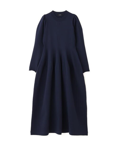 JILL STUART（ジルスチュアート）の「◆ポリエステルニットロングワンピース（ワンピース・レディース・ネイビー/ベージュ・2/4）」の9枚目の写真