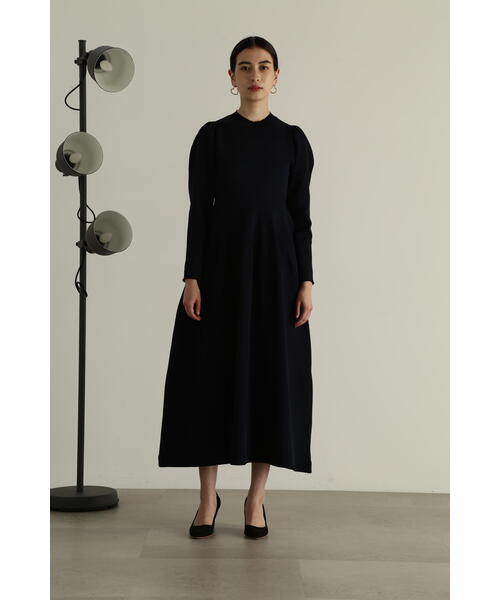 JILL STUART（ジルスチュアート）の「◆ポリエステルニットロングワンピース（ワンピース・レディース・ネイビー/ベージュ・2/4）」の10枚目の写真